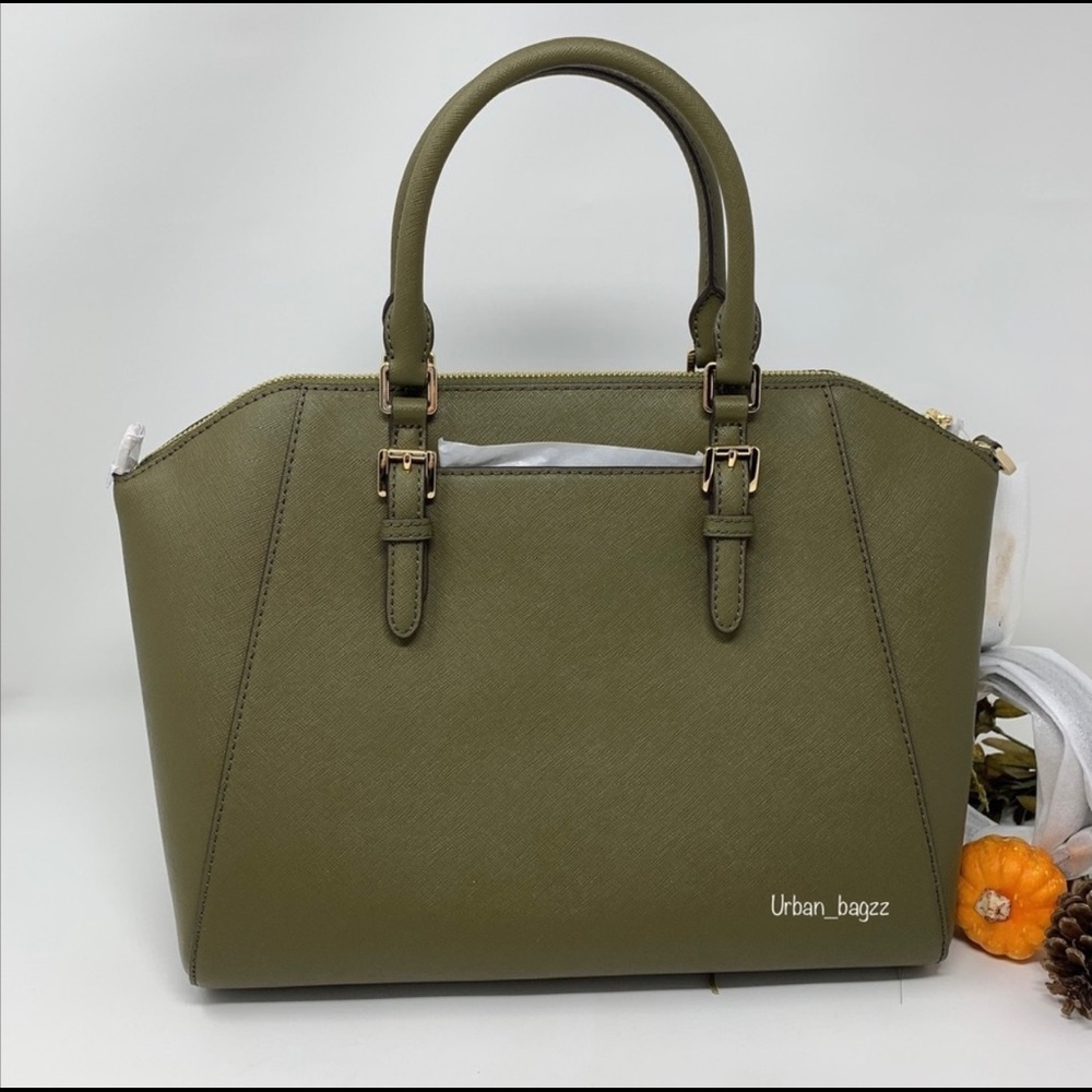 Michael Kors Ciara Large Top Zip Satchel - Picture 3 of 6